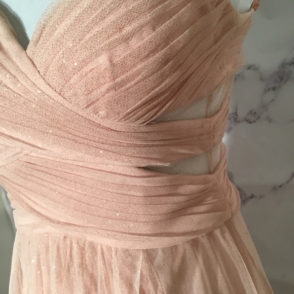 Blush pink Dress high low - Picture 4 of 5